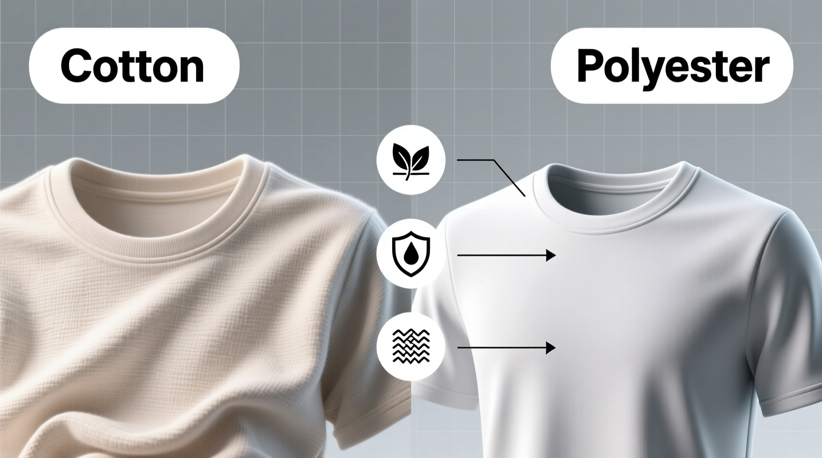 printing on cotton vs polyester t shirts does fabric really matter