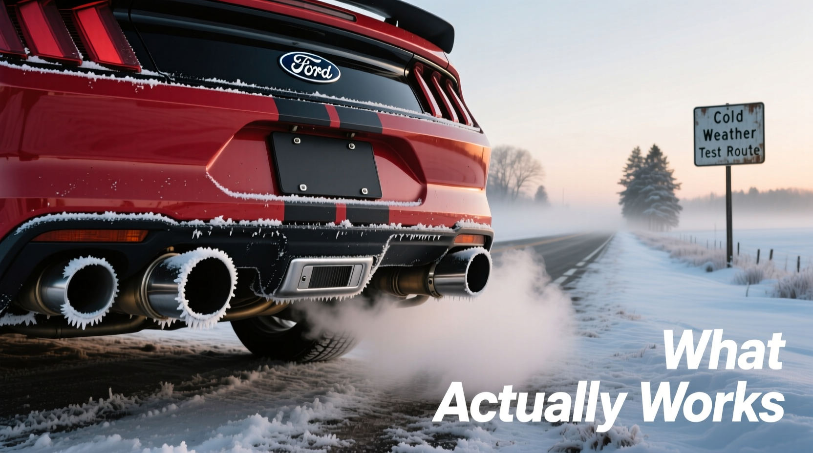 2019 mustang gt cold weather exhaust