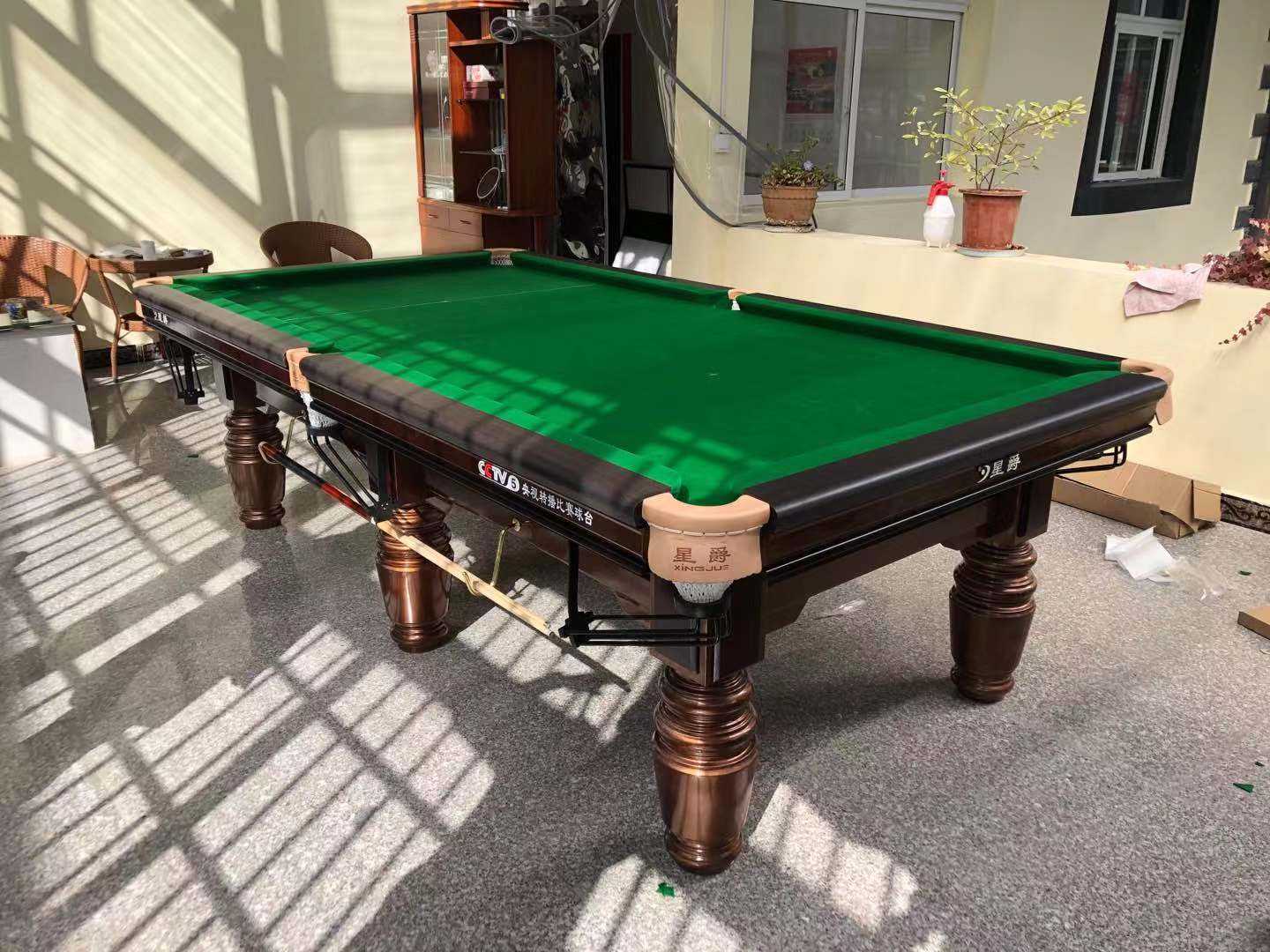 中国で作られた大理石のビリヤードテーブルXingjue T8のベストプライス