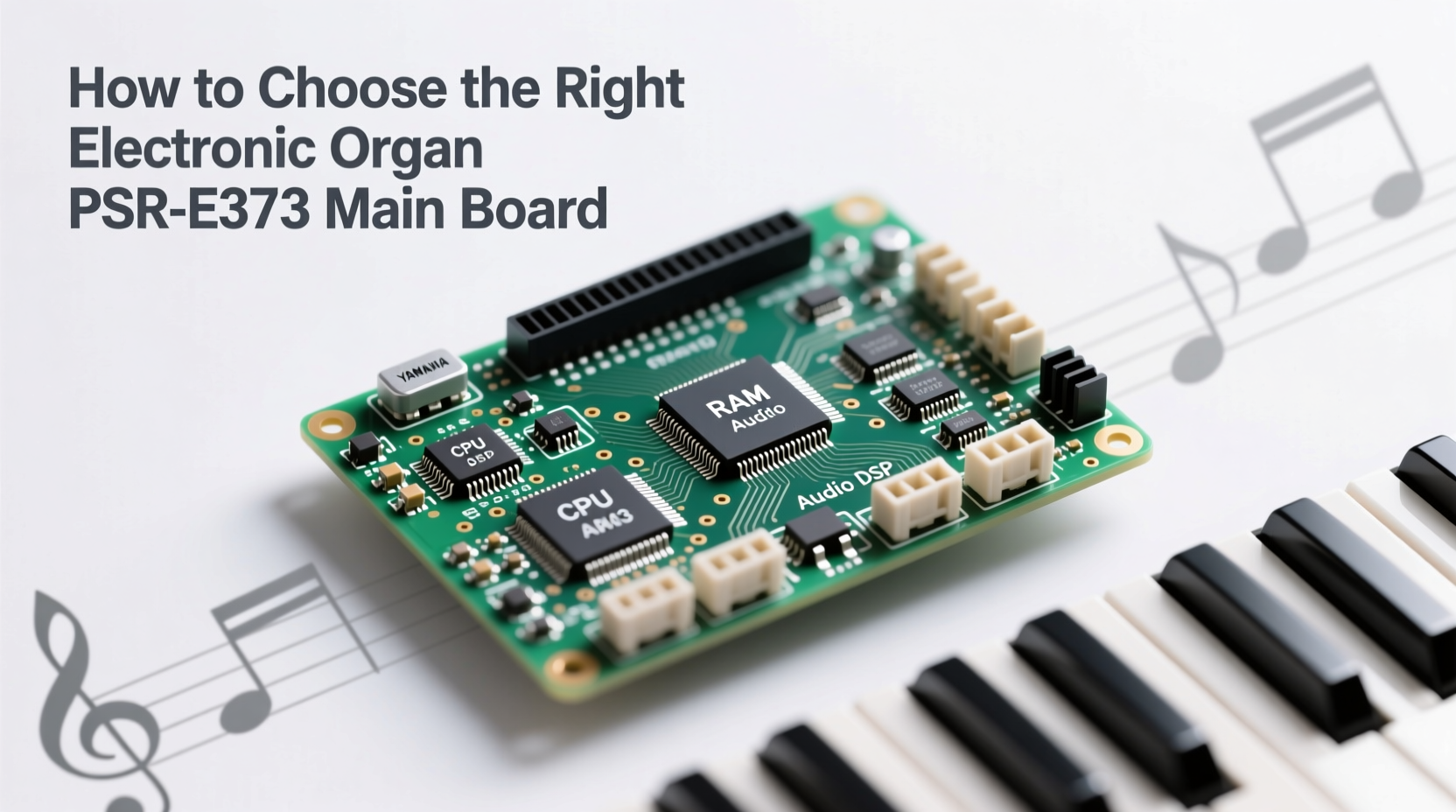 electronic organ psr e373 main board