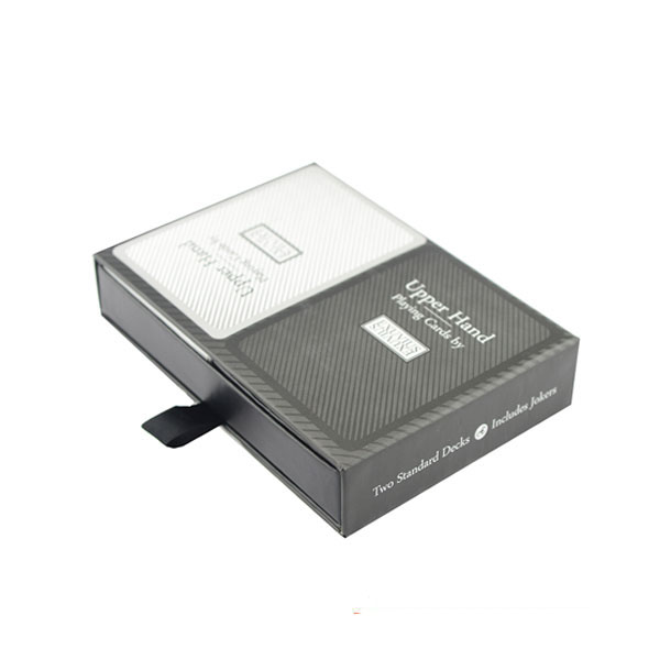 High Quality Cardboard Slide Baby Shoe Box with Satin Handle to Pull Out