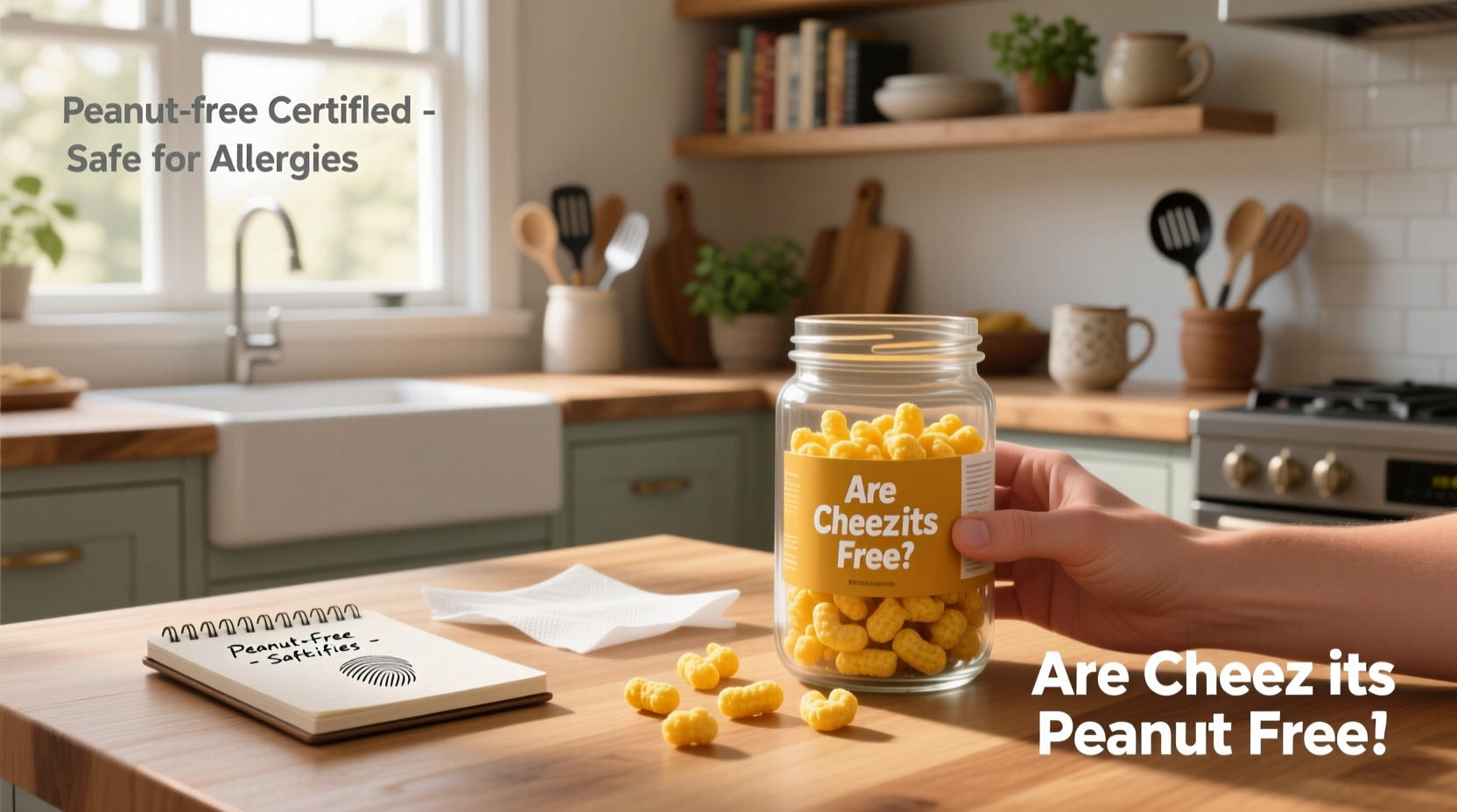 are cheez its peanut free