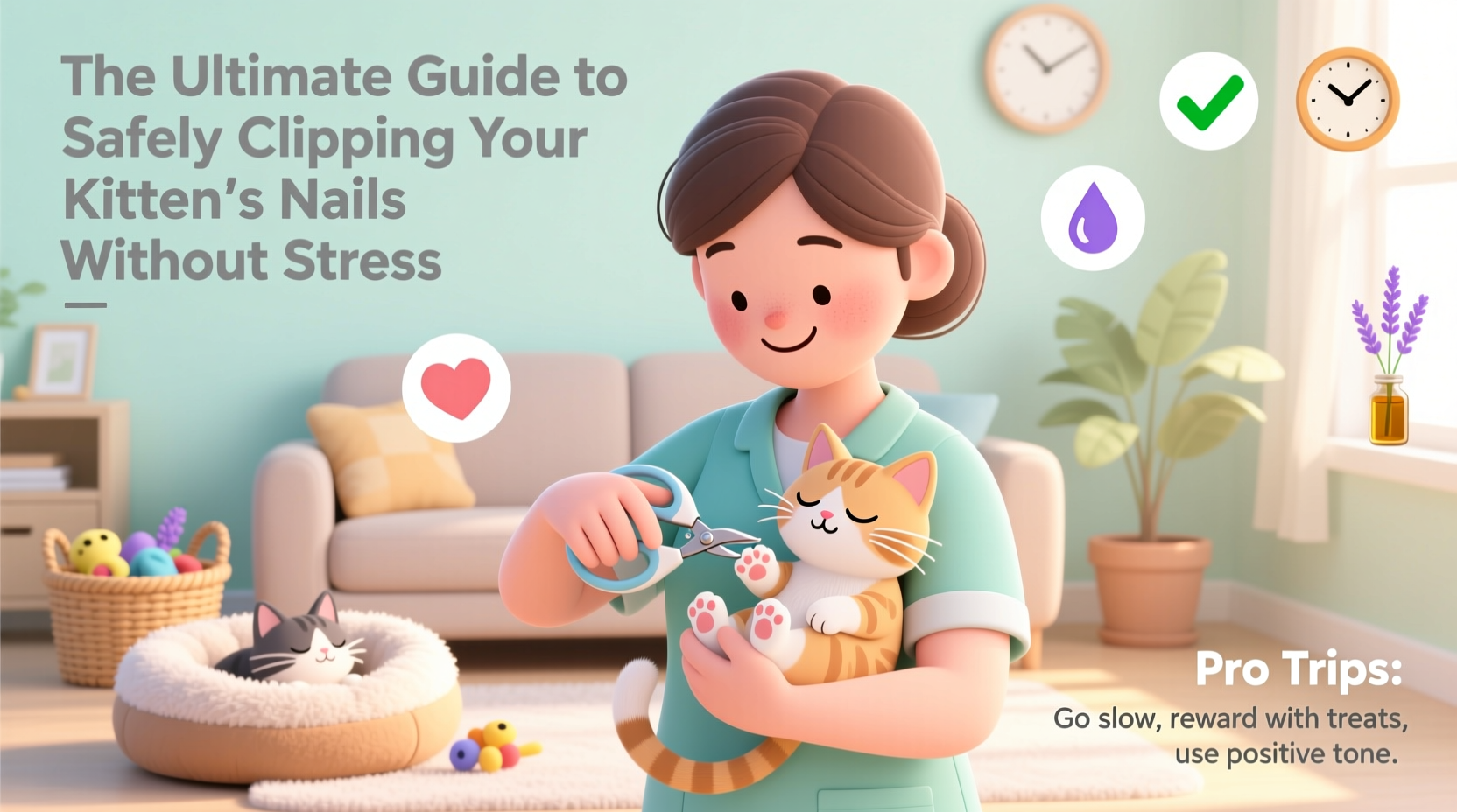 the ultimate guide to safely clipping your kittens nails without stress