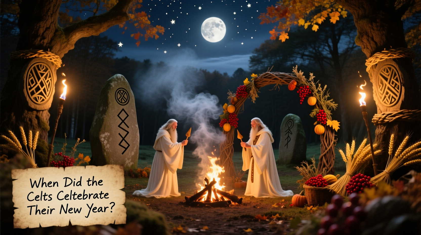 when did the celts celebrate thier new year