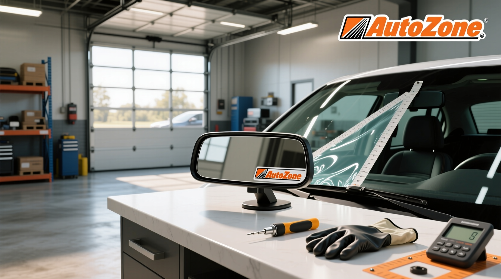 How to Choose & Apply Rear View Mirror Adhesive at AutoZone