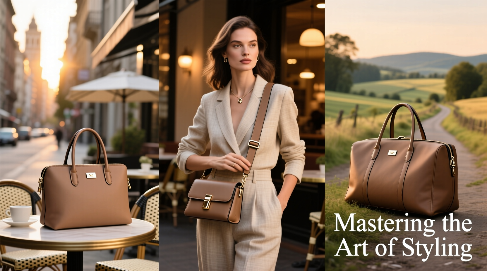 mastering the art of styling a three piece crossbody bag set for every occasion