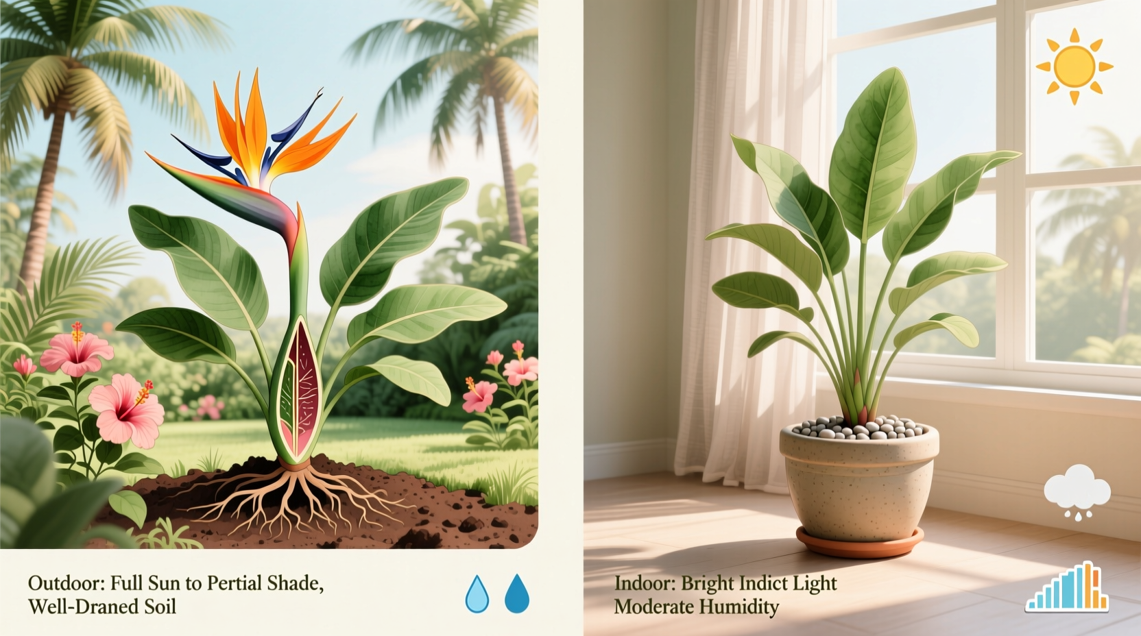 Where to Plant a Bird of Paradise: Outdoor & Indoor Tips
