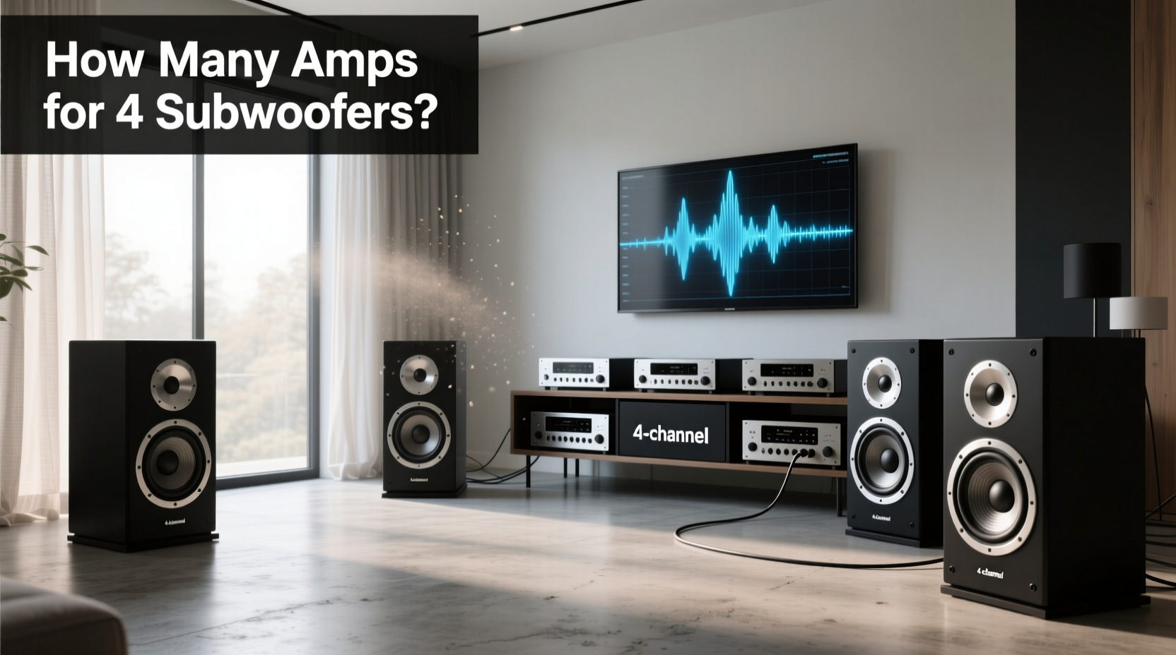How to Set Up 4 Subwoofers and 4 Speakers – Complete Guide