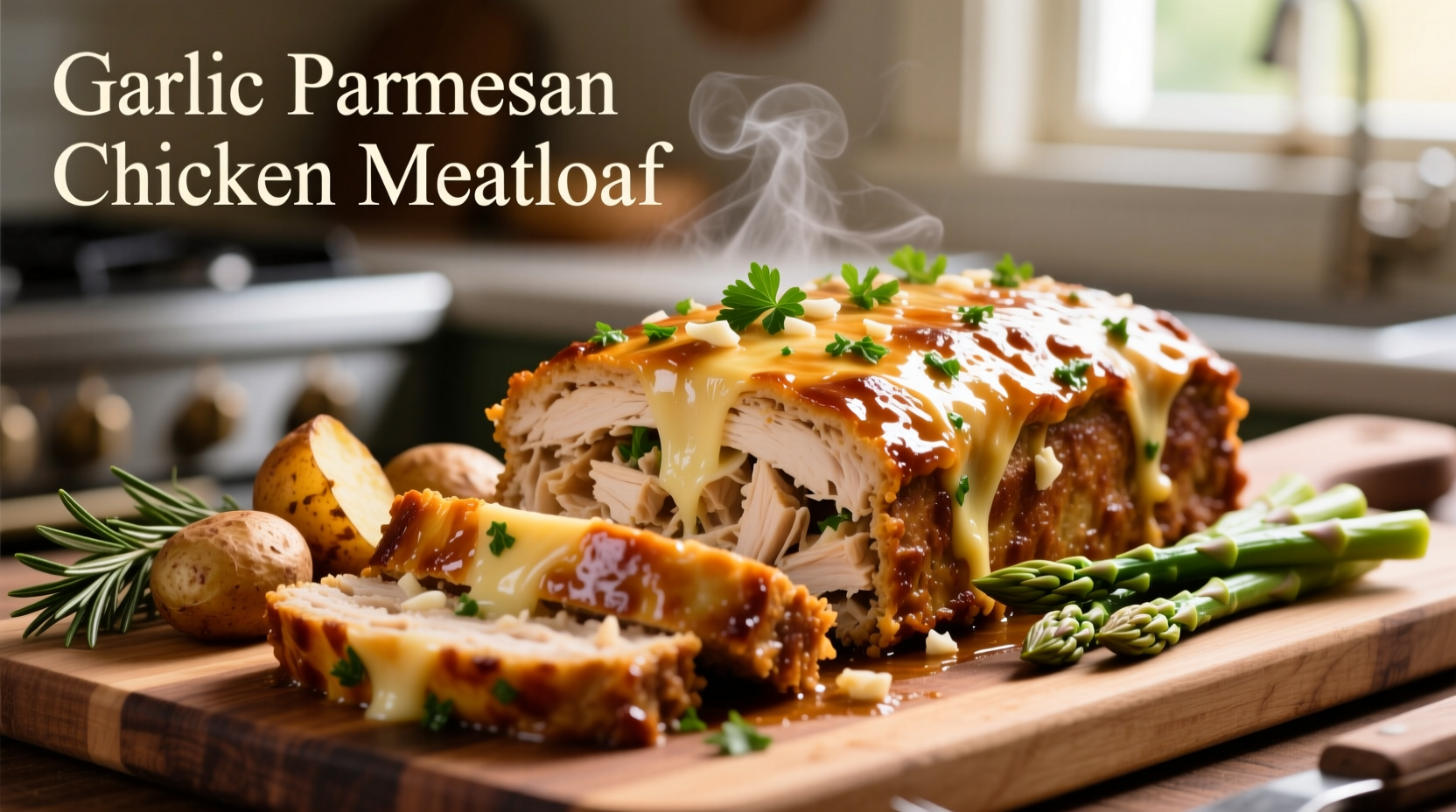 Perfect Garlic Parmesan Chicken Meatloaf Recipe in 90 Minutes