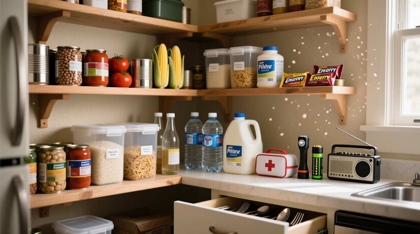 stock emergency pantry