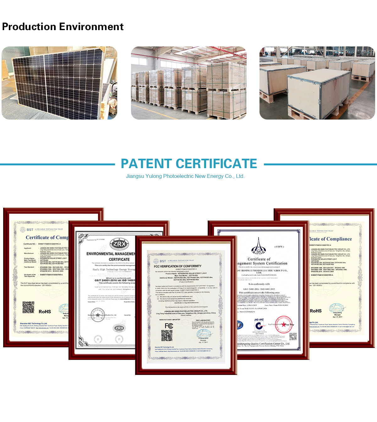 Yuling Solar Panel Jiangsu Yulong photoelectric new energy Co., Ltd - solar panel, solar ...