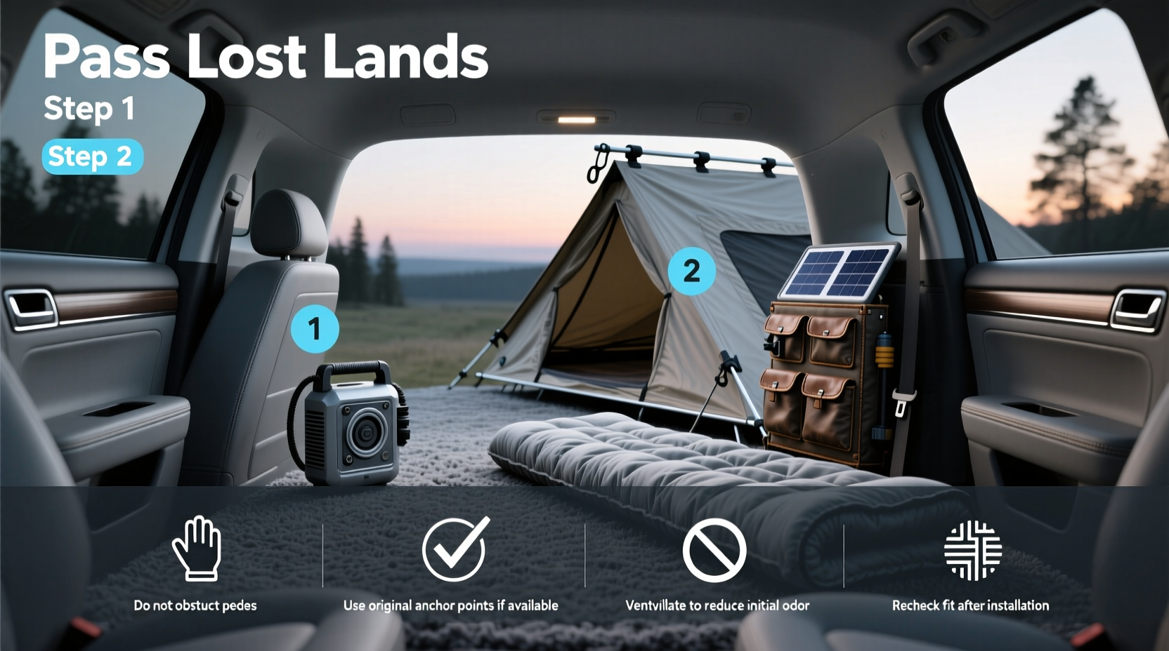 How to Choose Car Camping Pass Lost Lands: Buying Guide