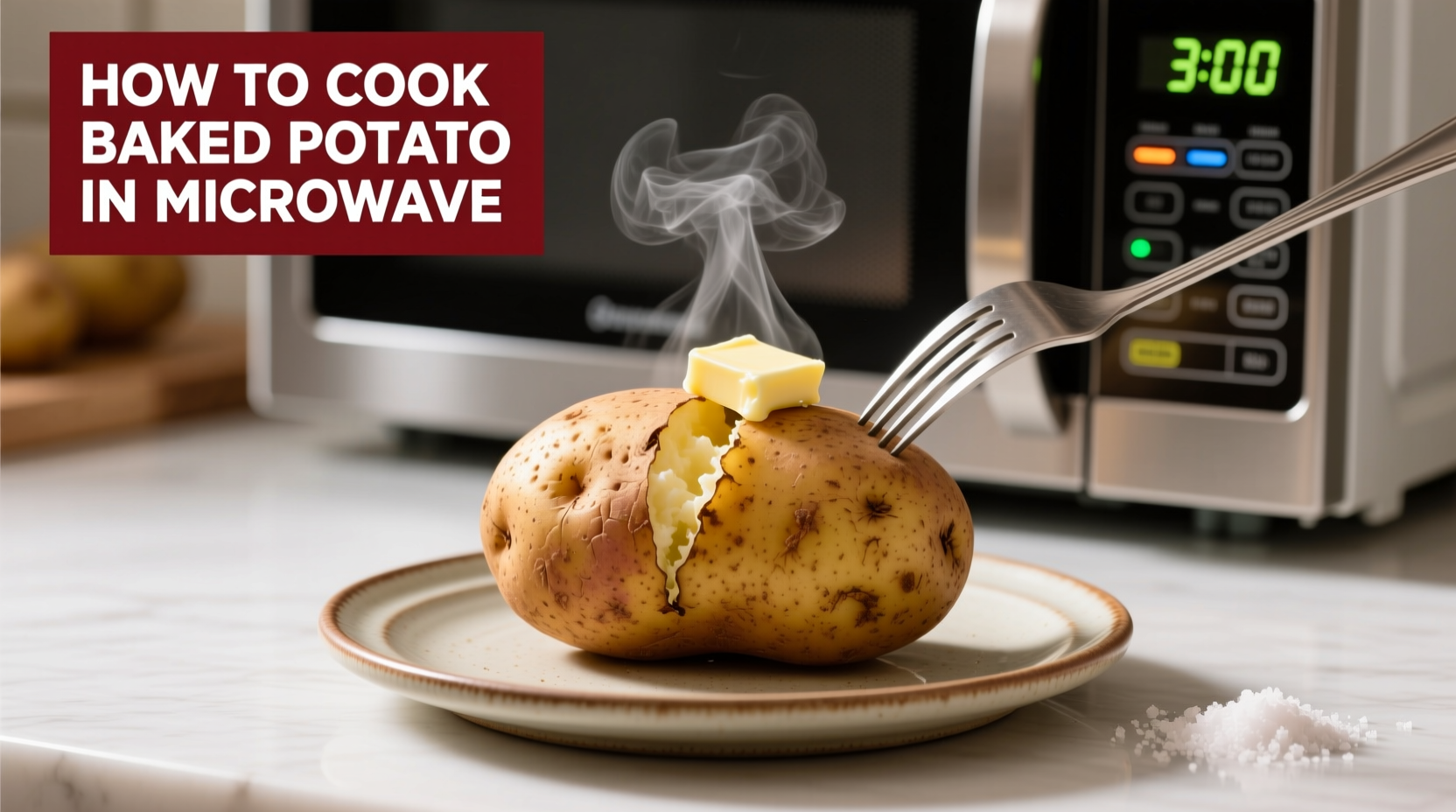 Perfect Microwave Baked Potato: 5-Minute Method