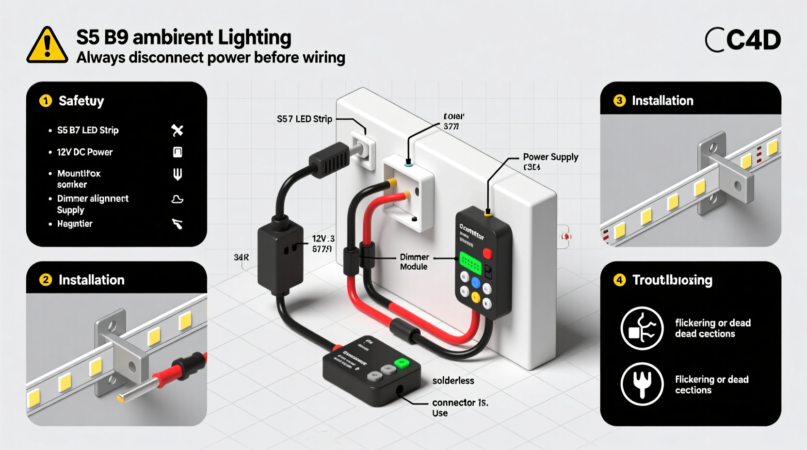 S5 B9 Ambient Lighting Install: Full DIY Guide & Wiring Diagram