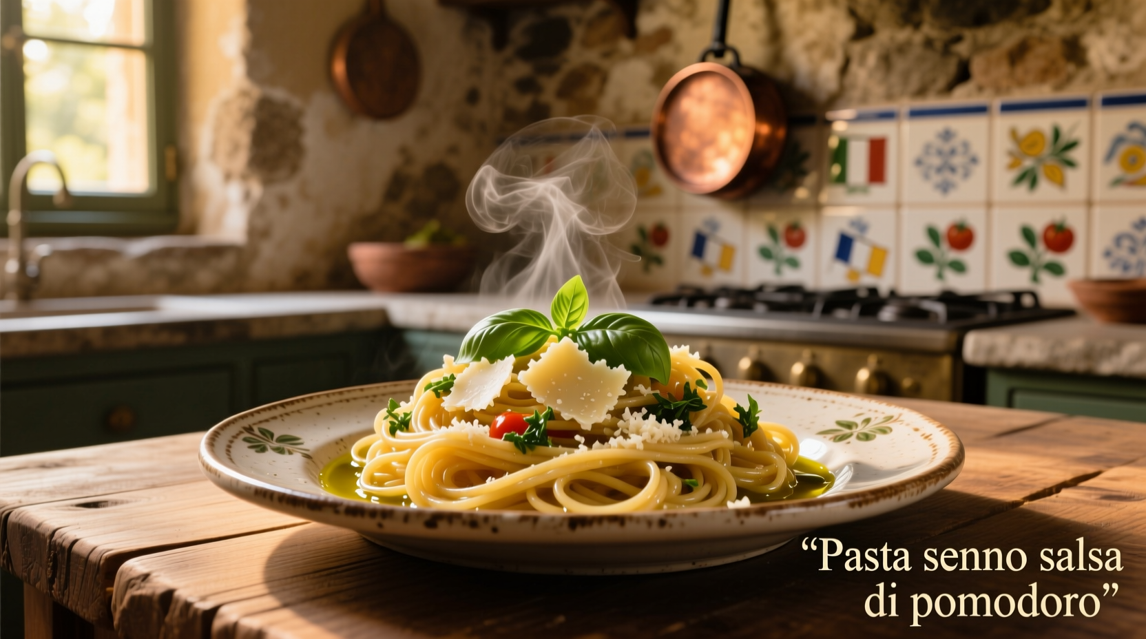 pasta no tomato sauce