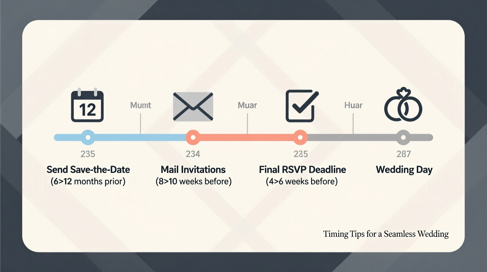 how far in advance do you mail wedding invitations