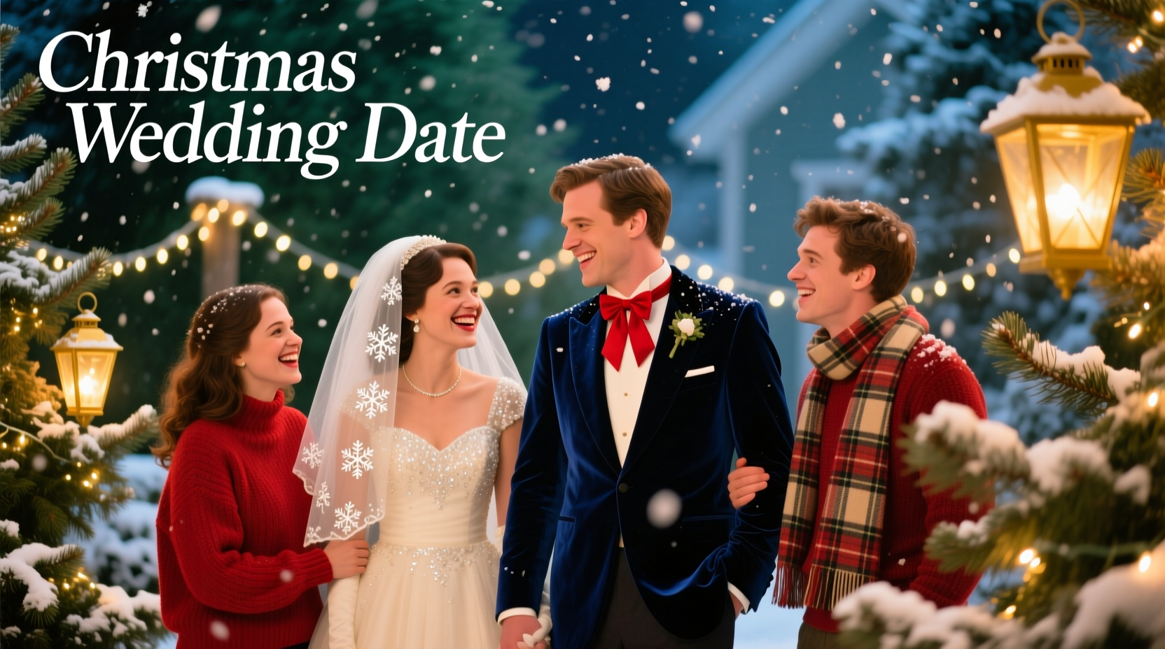 a christmas wedding date movie cast