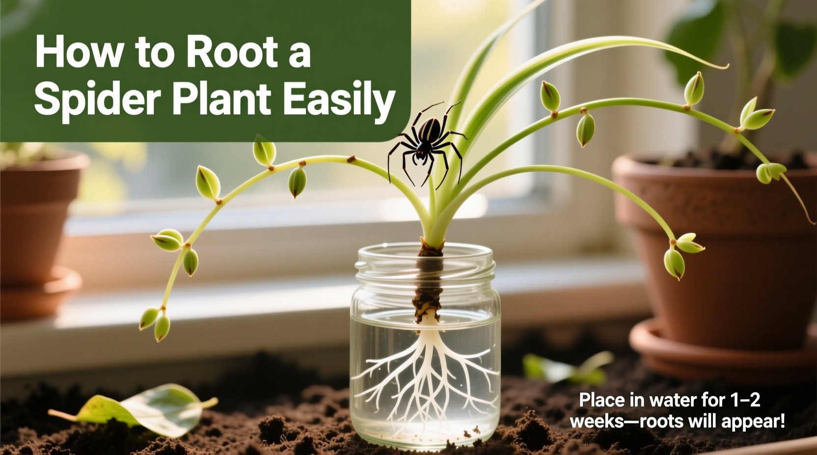 how do you root a spider plant