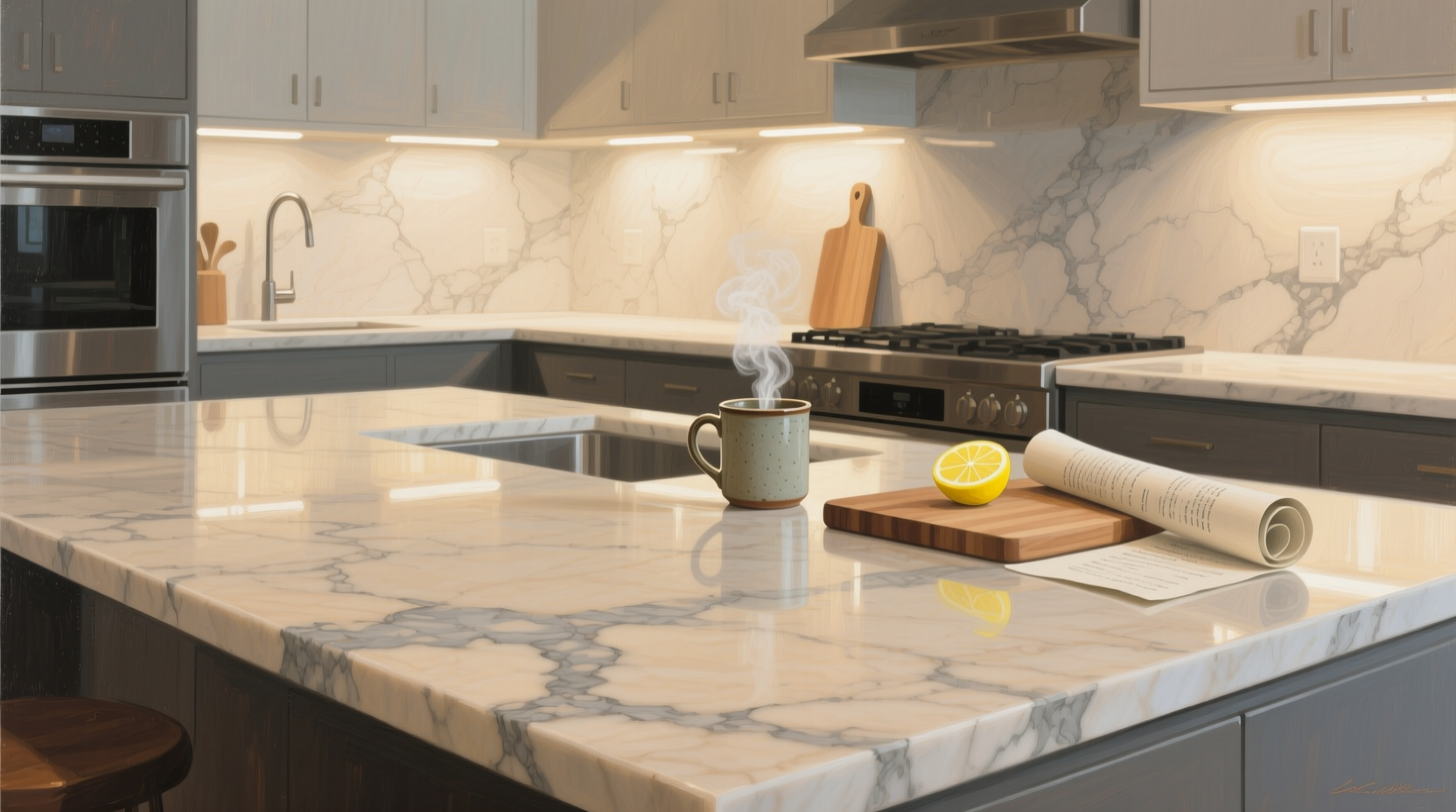 can you paint kitchen countertops