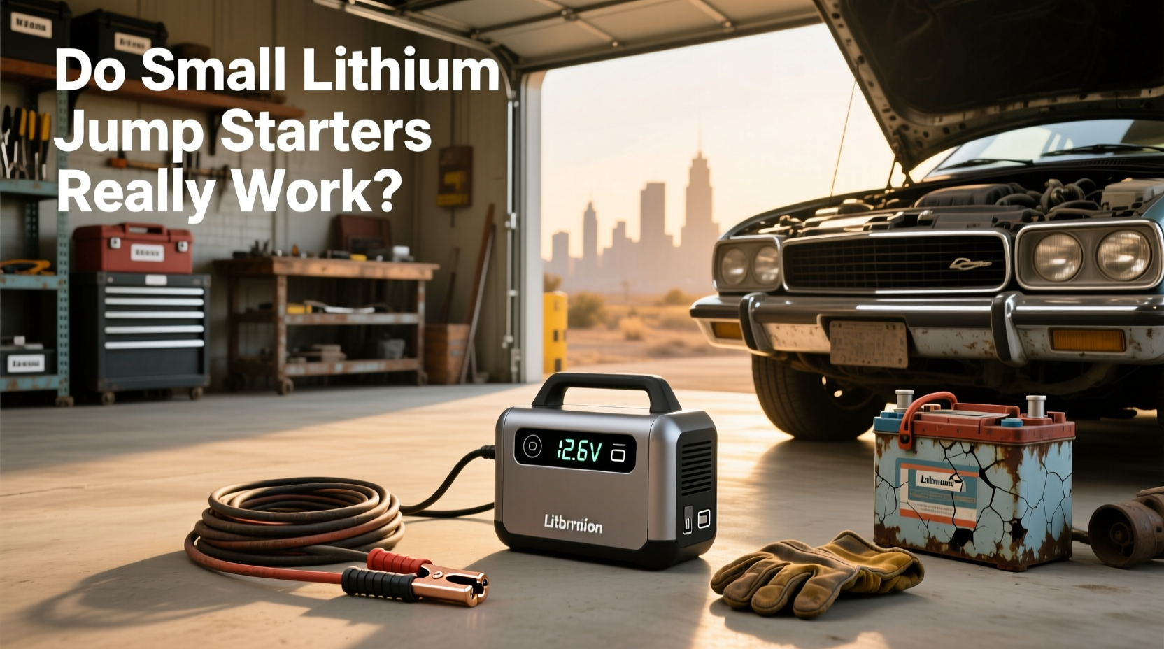 Compact Car Battery Jump Starter Guide