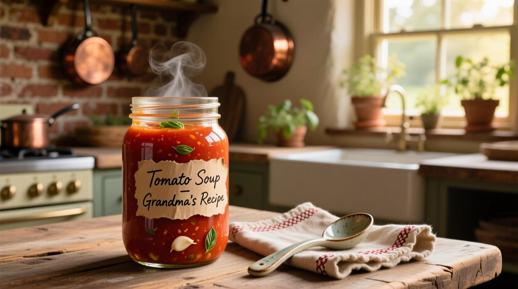 canned homemade tomato soup