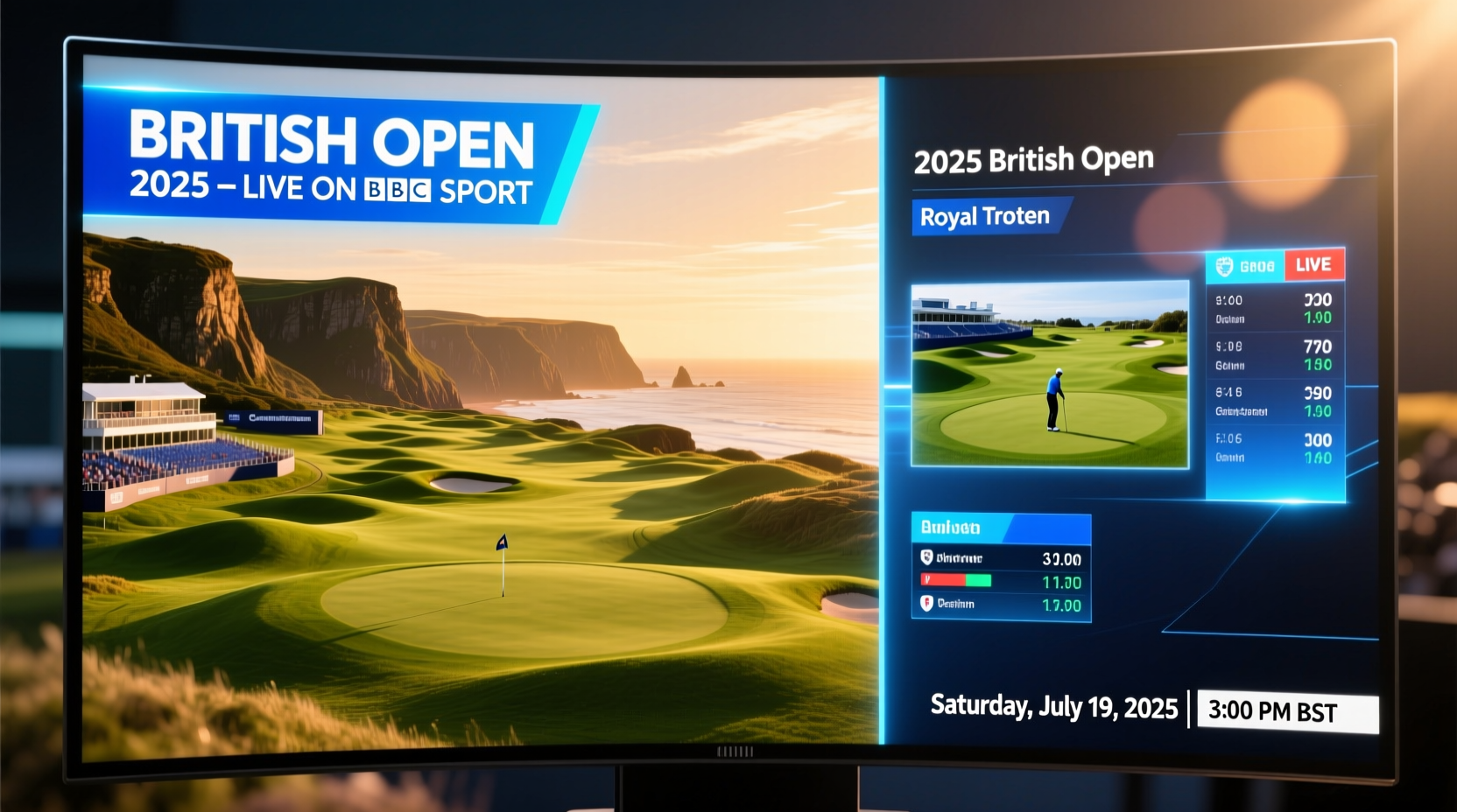 when is british open on tv