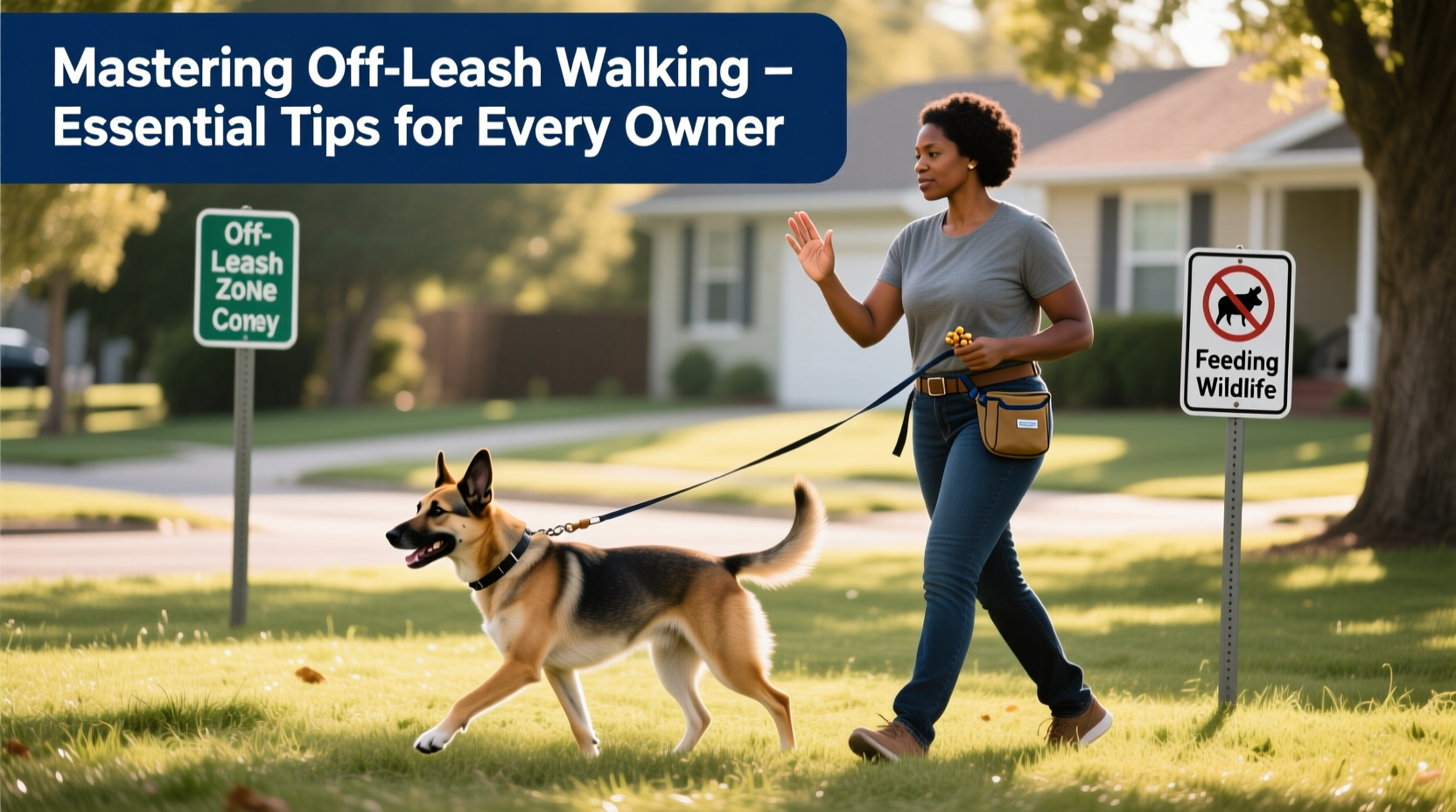 mastering off leash dog walking safe techniques and essential tips for every owner