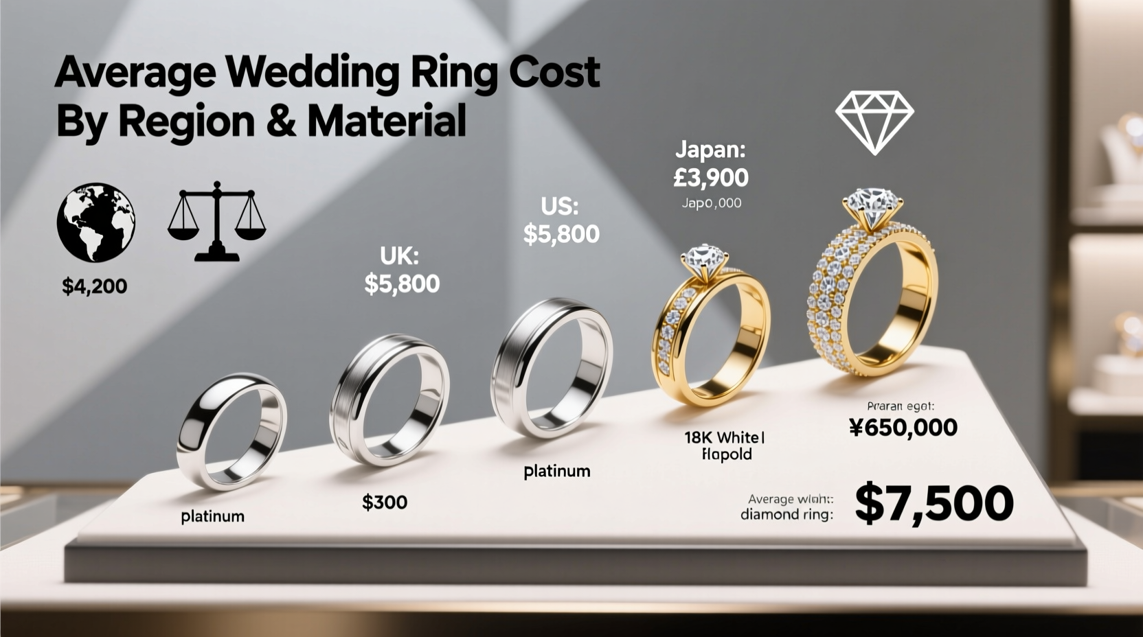 how much does the average wedding ring cost