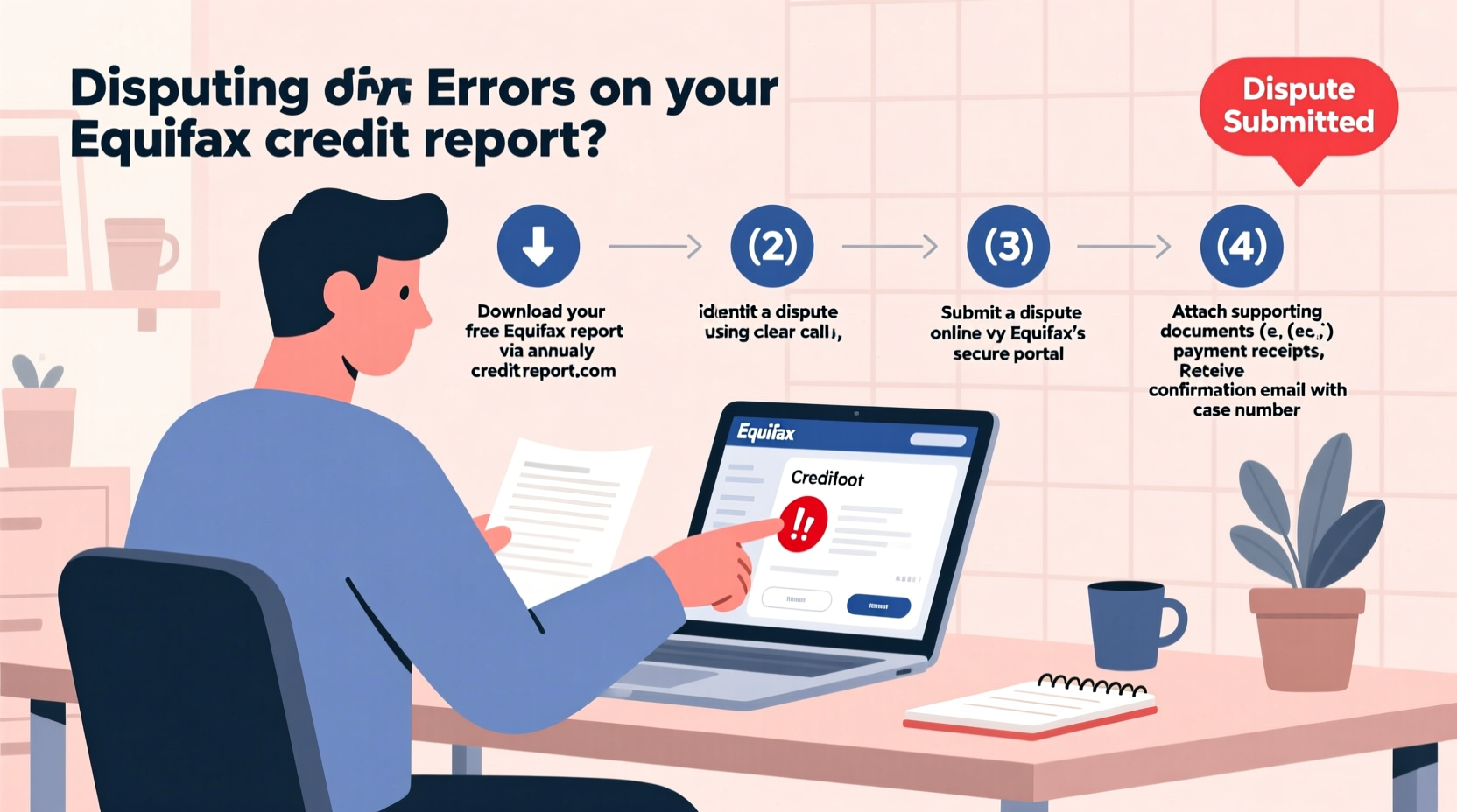 step by step guide to successfully dispute errors on your equifax credit report