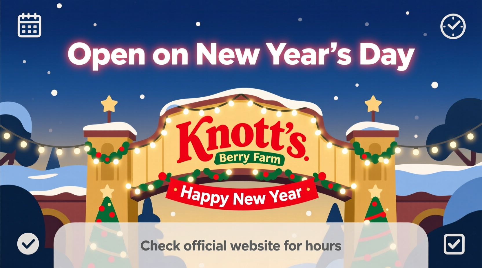 is knotts open on new years day