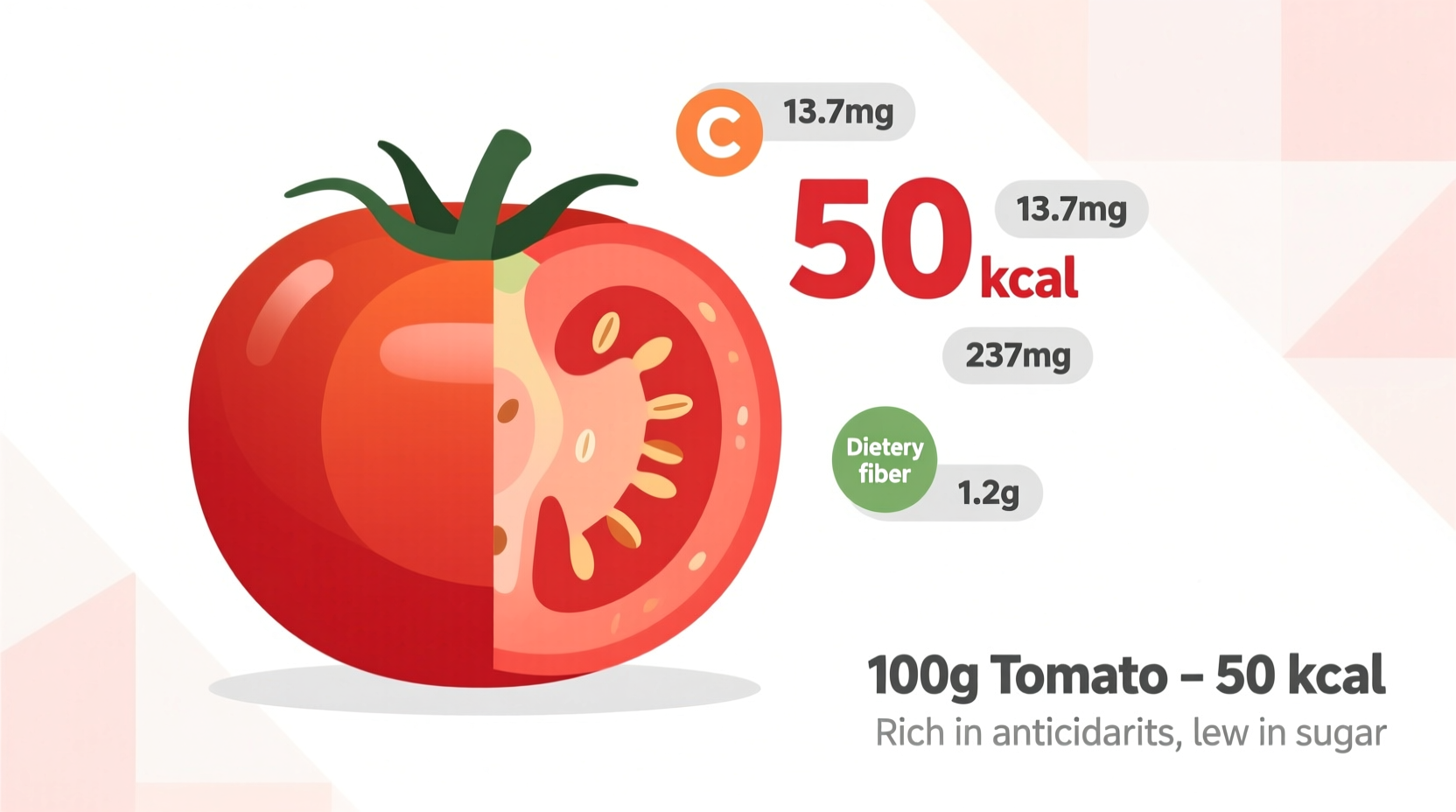 100g Tomato Calories: Exact Count & Nutritional Facts