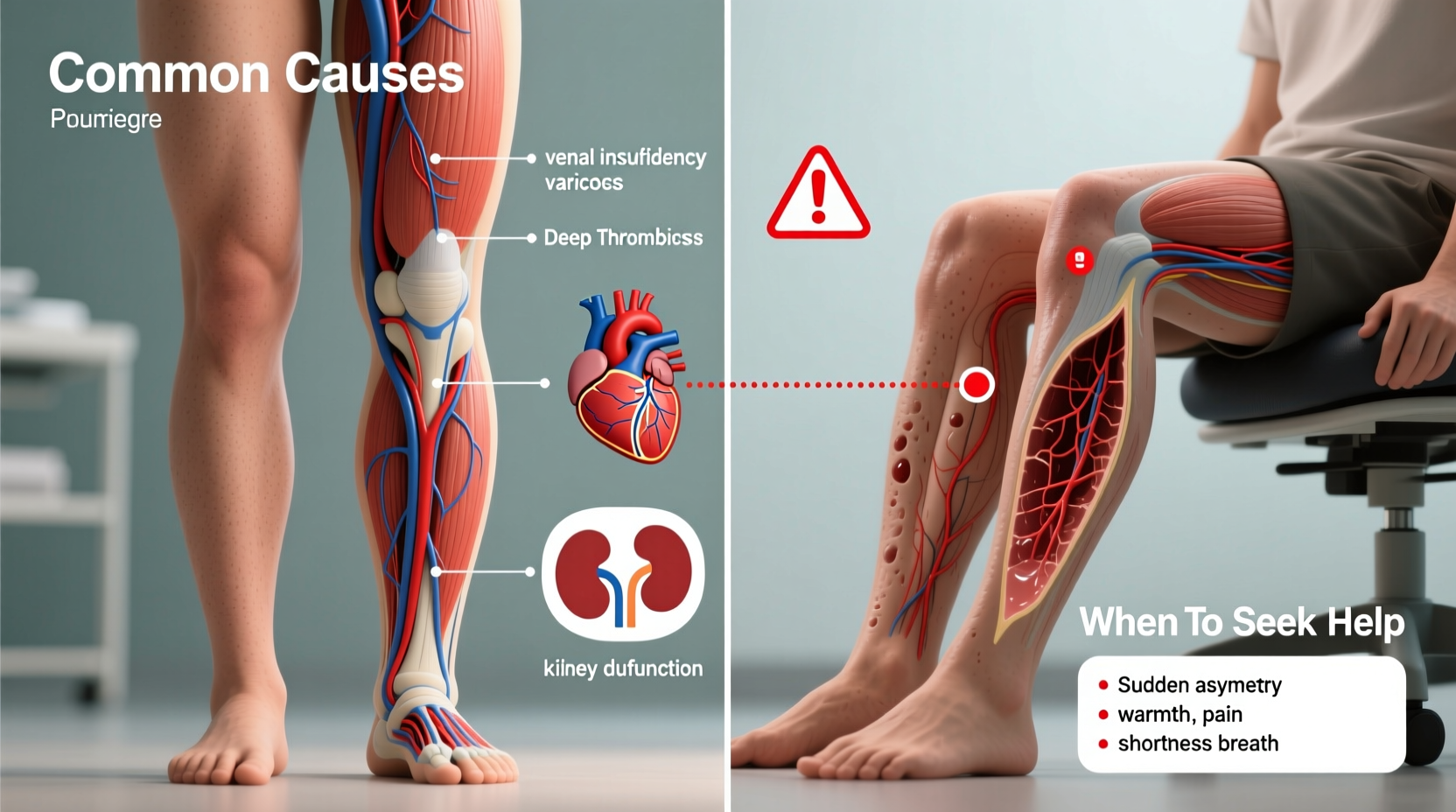 why are my legs swollen common causes and when to worry
