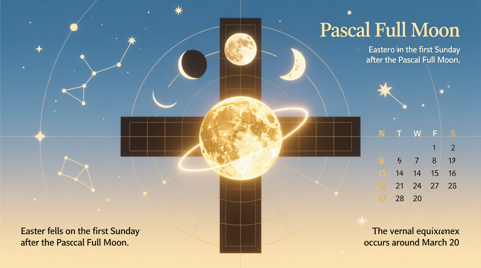 why is easter determined by the moon