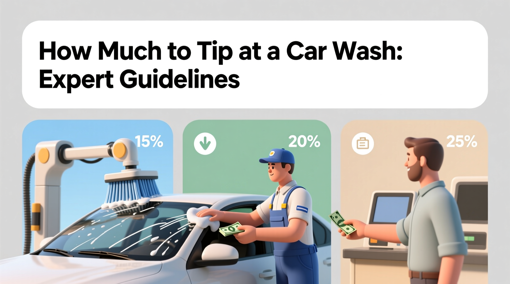 how much to tip at a car wash