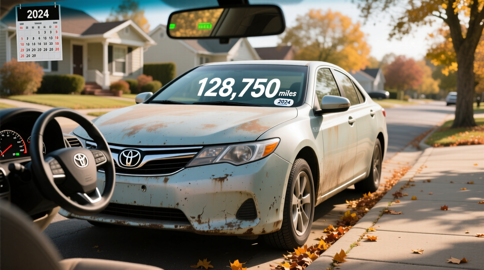how many miles should a 2014 car have