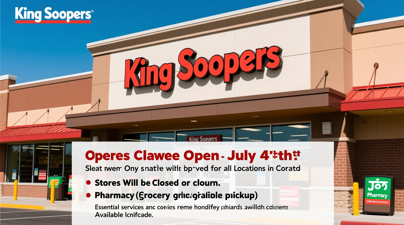 is king soopers open on july 4