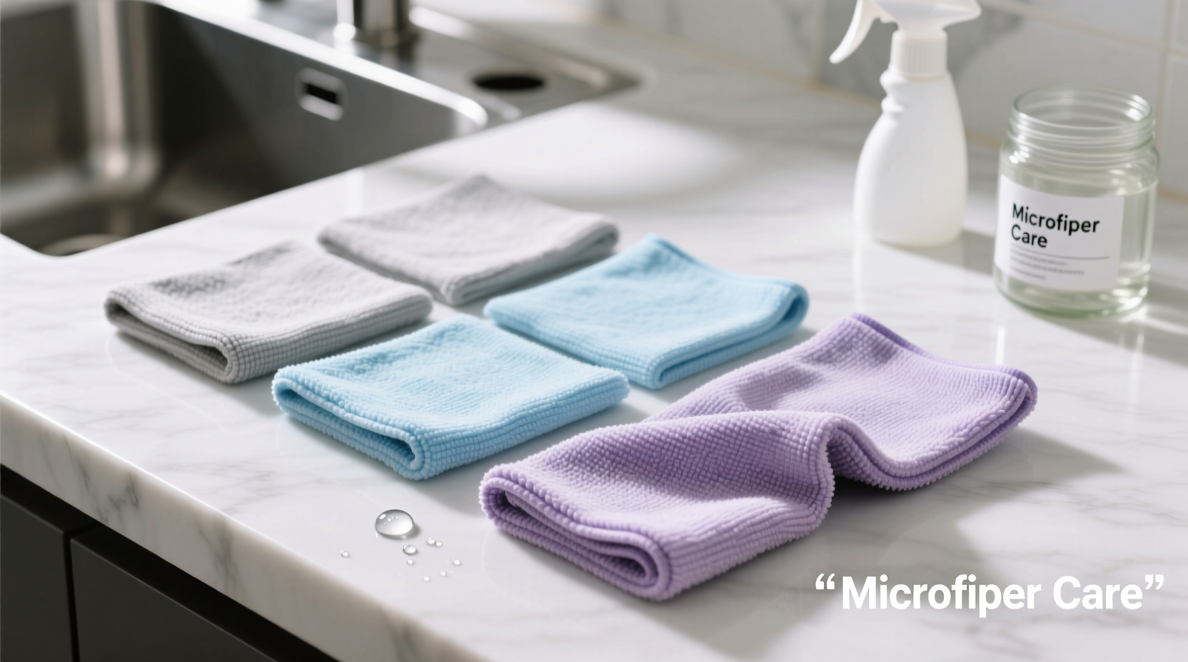 how to care for microfiber cleaning cloths