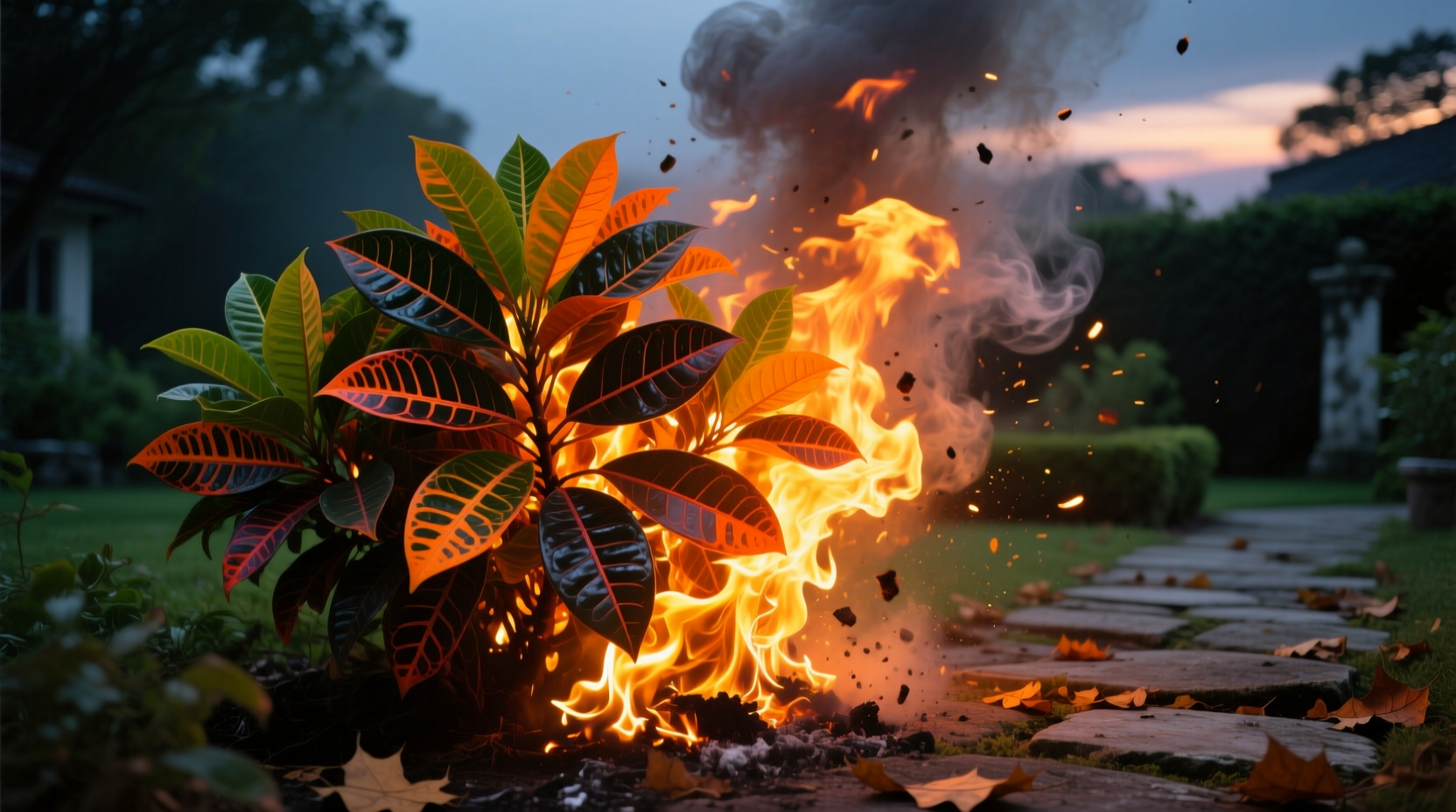 Bush on Fire Croton Care: Light, Water & Pruning Guide
