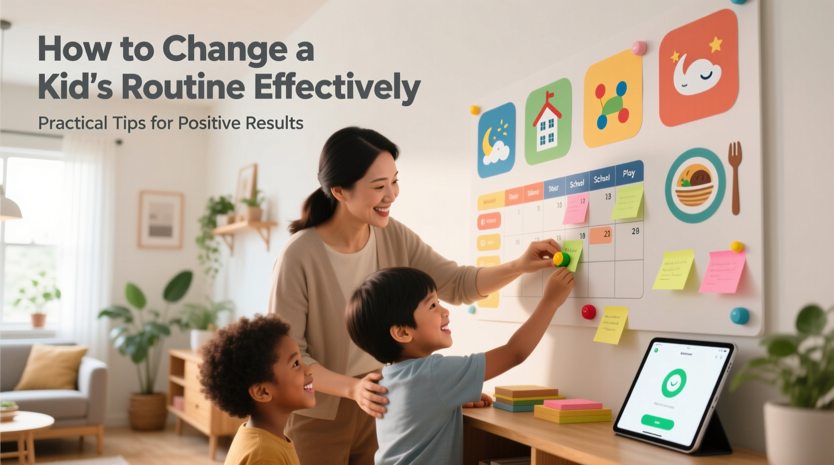 how to change a kids routine effectively practical tips for positive results