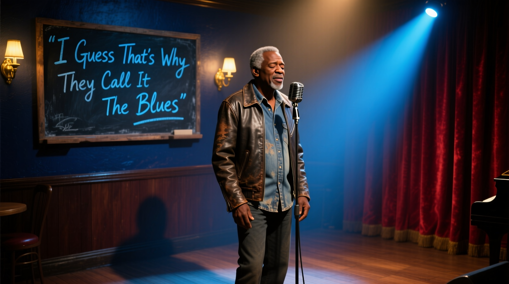 i guess thats why they call it the blues meaning song info