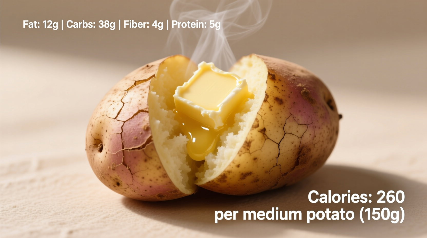 Baked Potato with Butter Calories: Exact Count & Healthy Tips