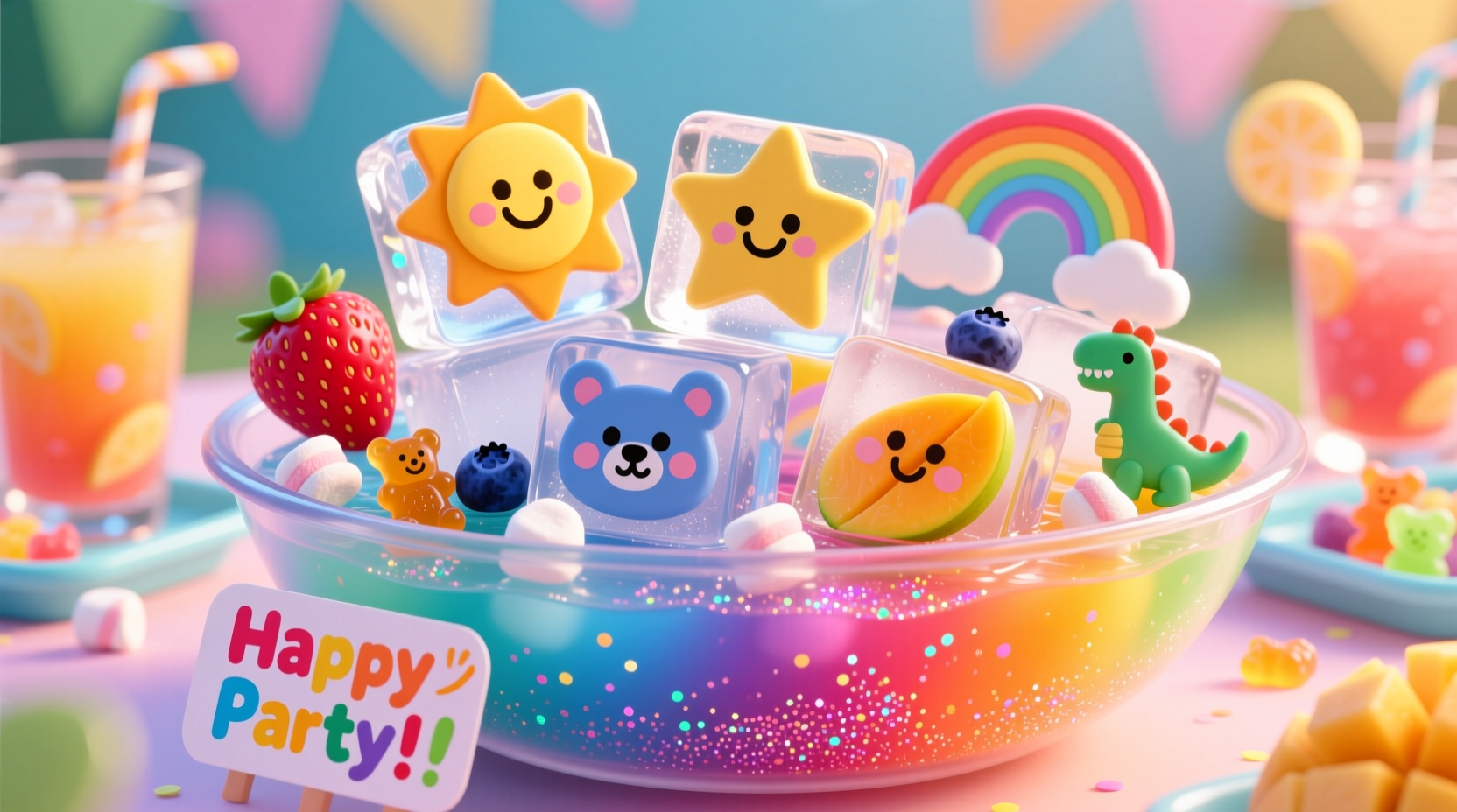 creative and kid friendly ice cube ideas to make parties extra fun