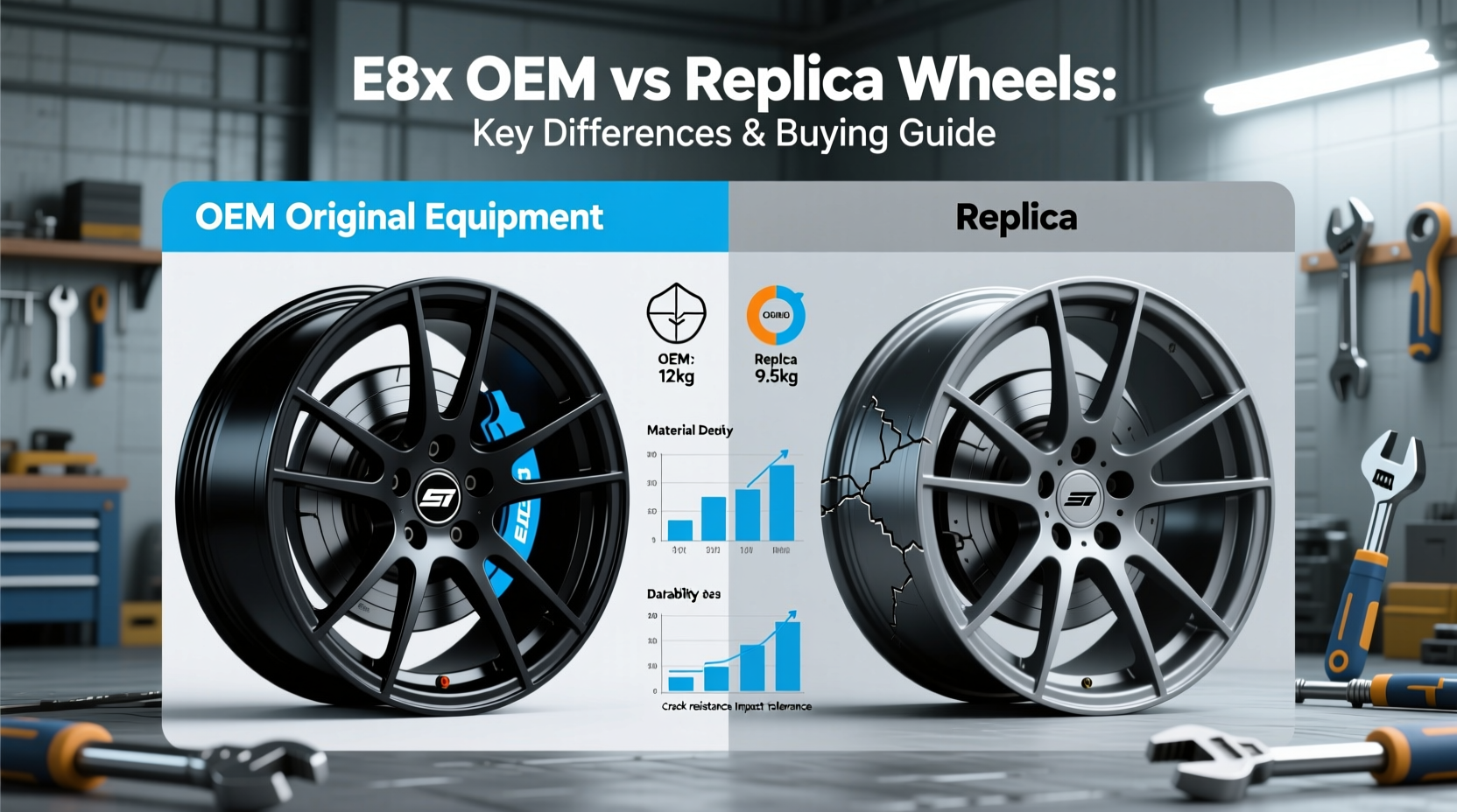 E8x OEM vs Replica Wheels: Key Differences & Buying Guide