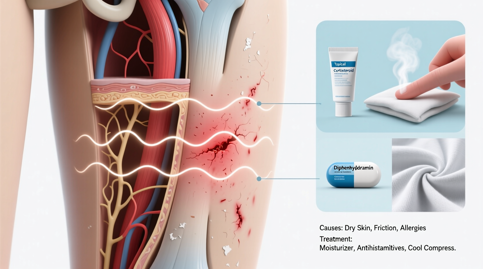 itchy inner thighs causes relief and treatment options