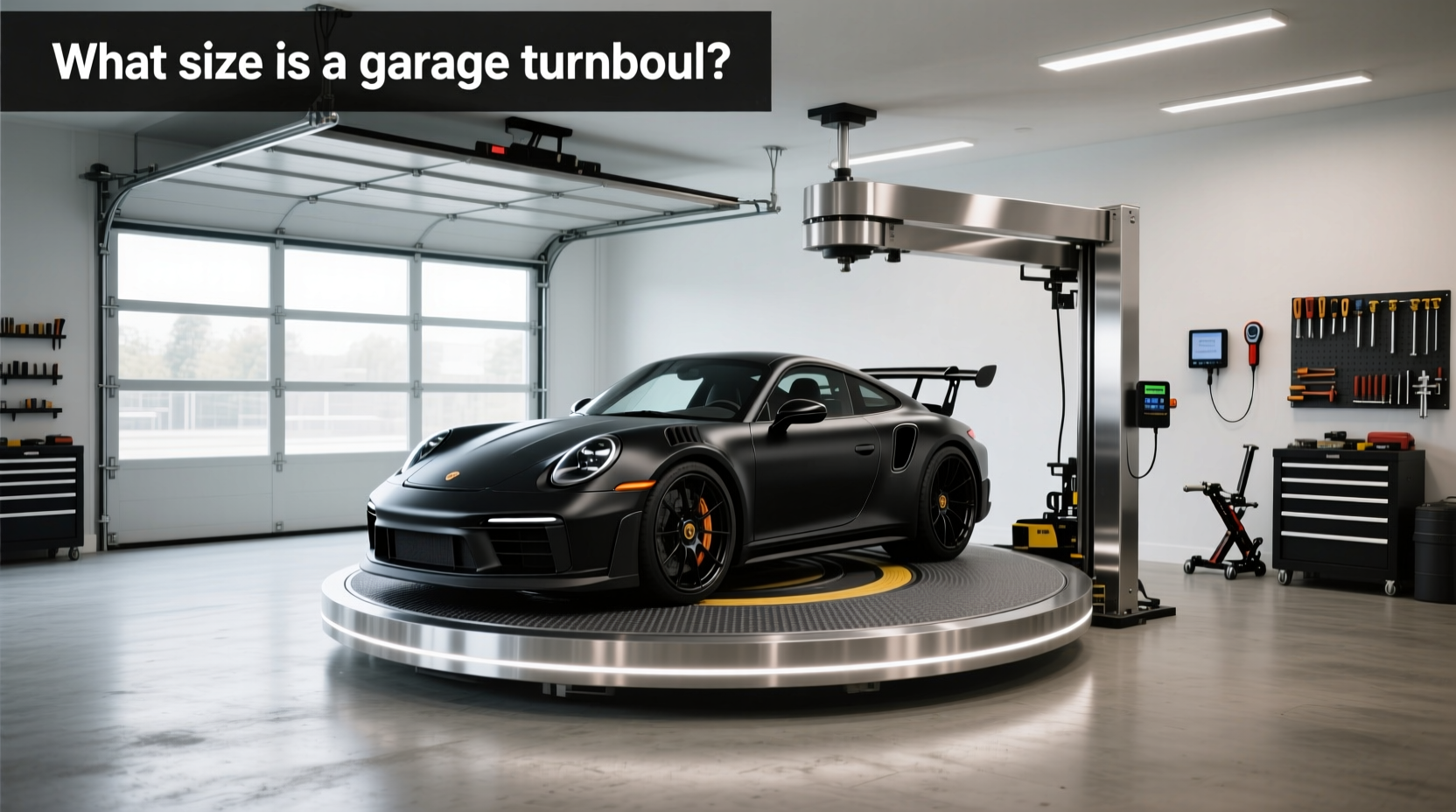 How to Choose Garage Car Rotator, What Size Is a Garage Turntable?