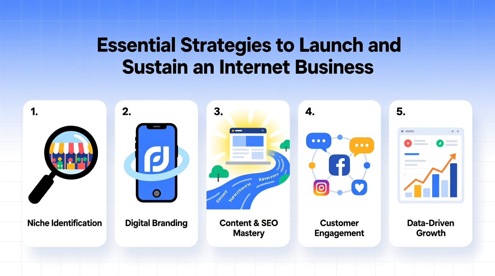 essential strategies for how to start an internet business and achieve sustainable success