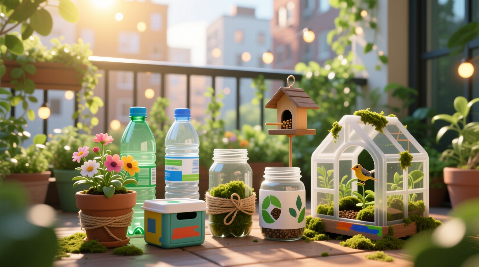 how to reuse plastic containers