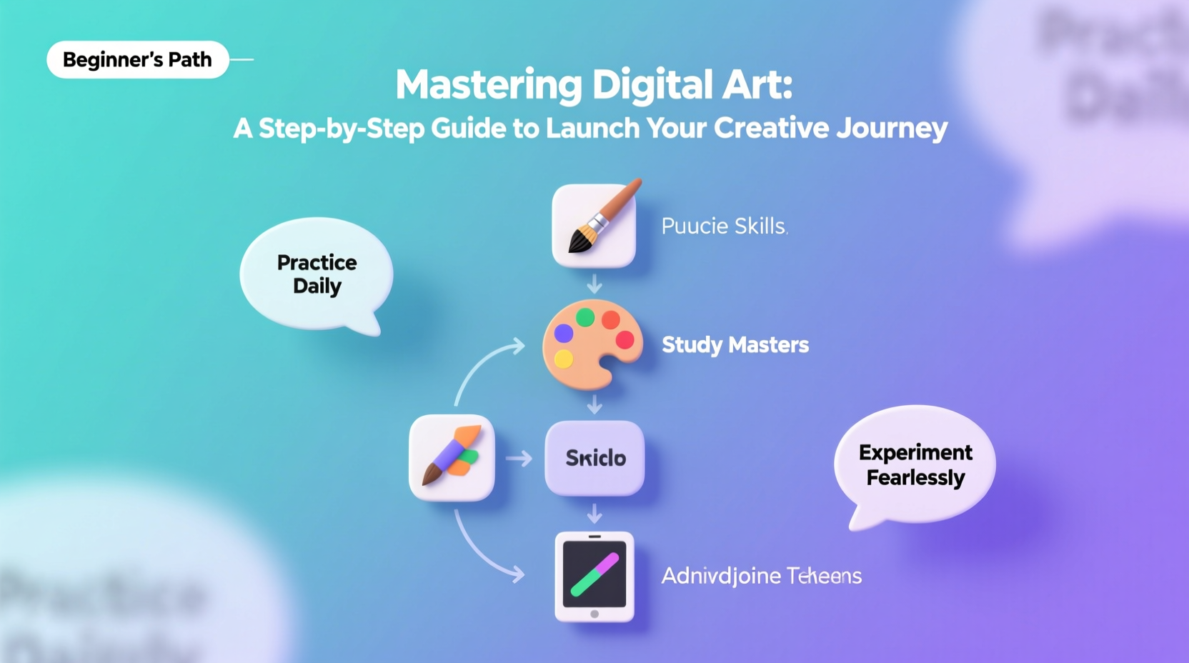 mastering digital art a step by step guide to launch your creative journey