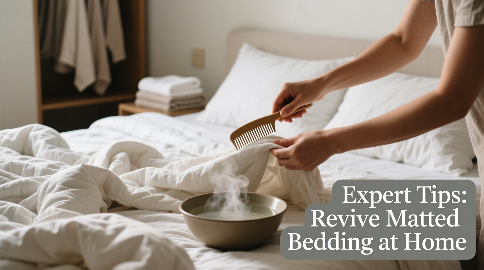 expert tips for soothing and reviving matted bedding sets at home