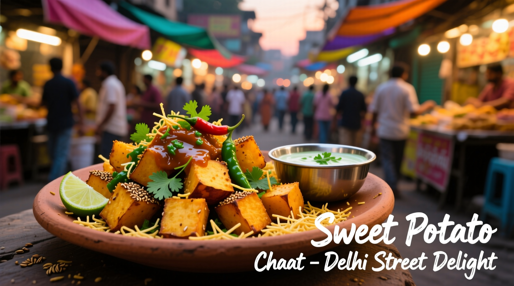 sweet potato chaat